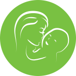 BIM Icons-Green 368-Alternate-Mother-Baby368-a